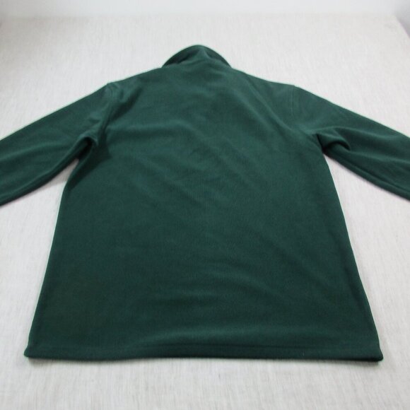 The North Face Glacier 1/4 Zip Pullover Mens M Green Fleece Lined Lightweight - Picture 2 of 10